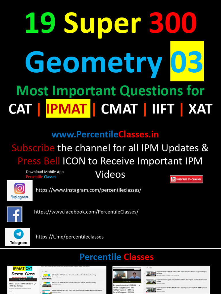 19 Geometry Super 300 | PDF | Area | Triangle