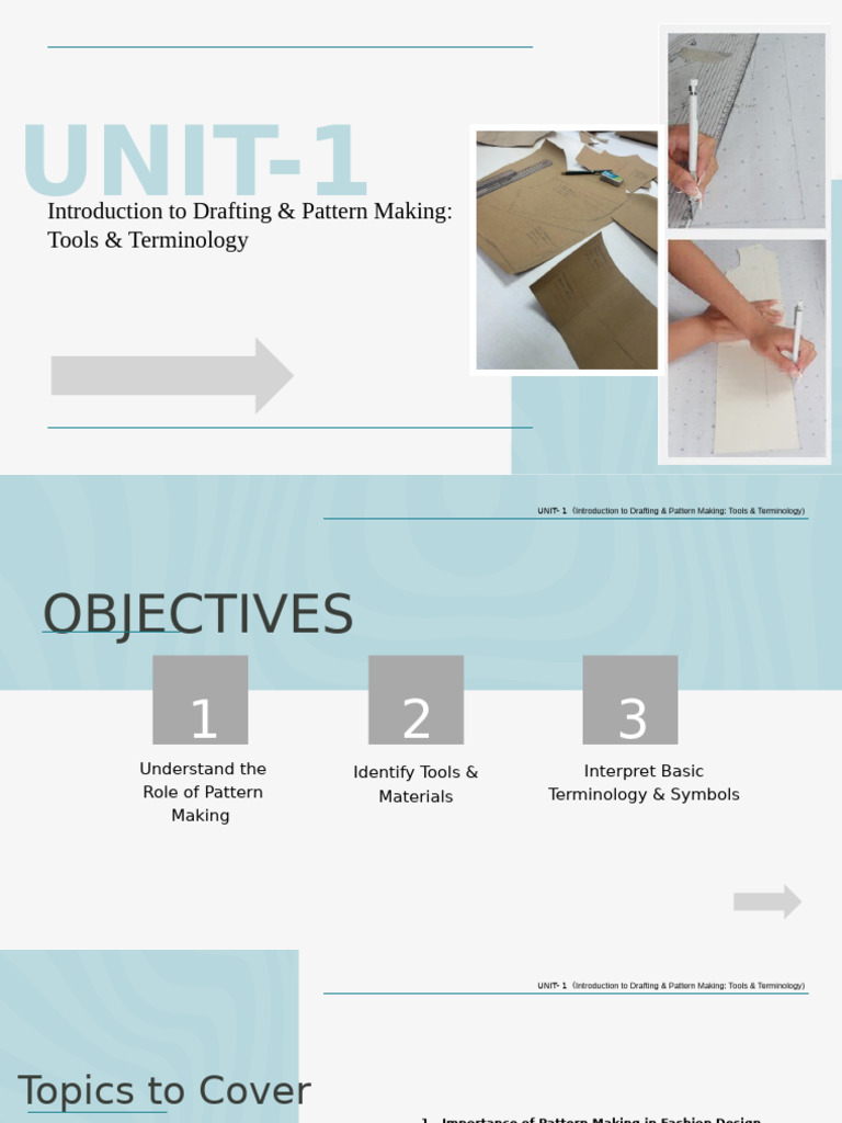 Pattern Making Tools & Terminology Guide | PDF | Seam (Sewing) | Clothing