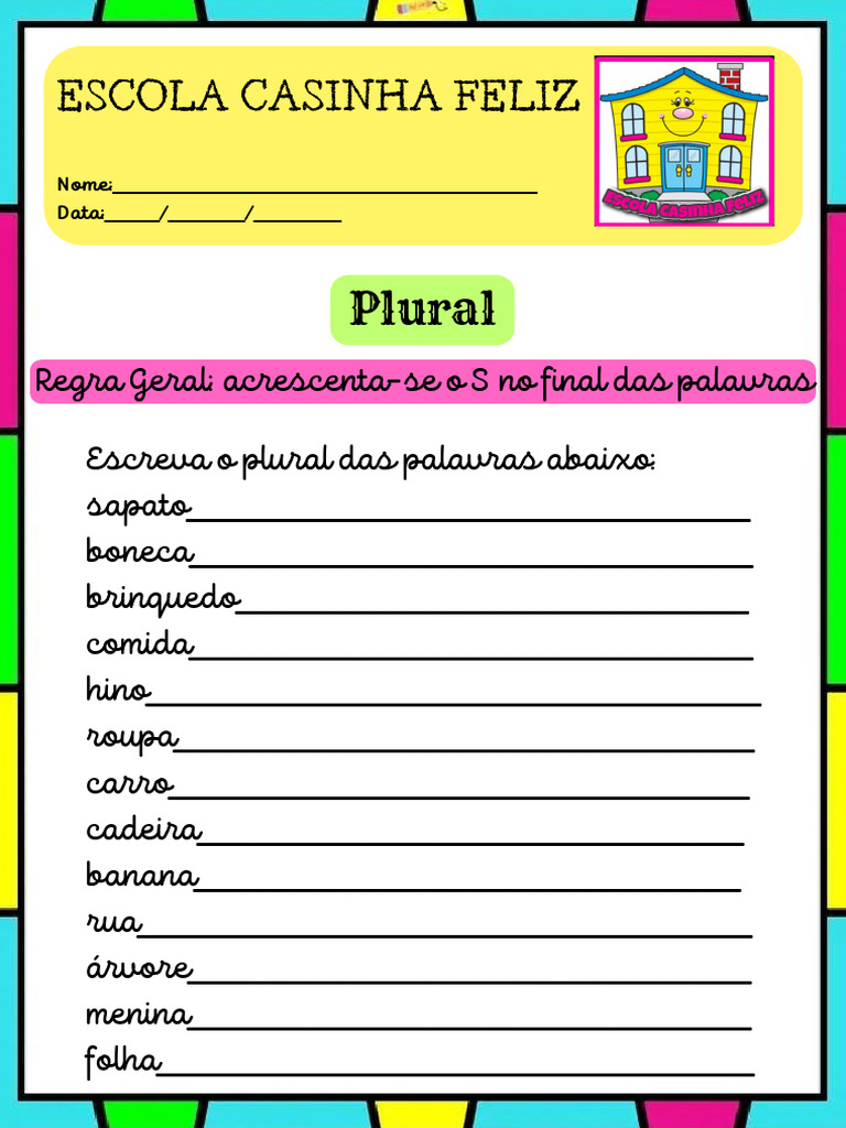 Regras de Plural em Português | PDF | Plural | Número gramatical