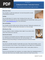 Shoulder Theraband Exercise Guide | PDF | Anatomical Terms Of Motion ...