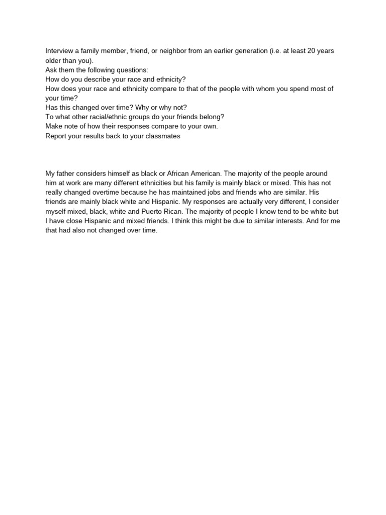 Race and Ethnicity | PDF