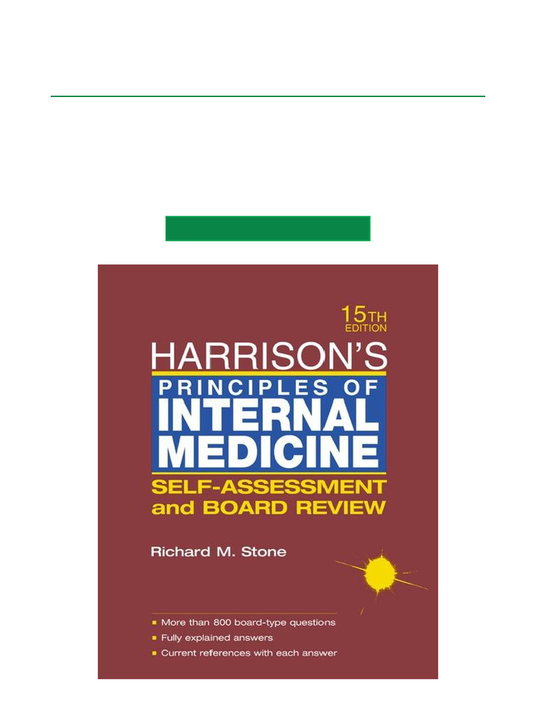Harrison's Internal Medicine Self-Assessment | PDF