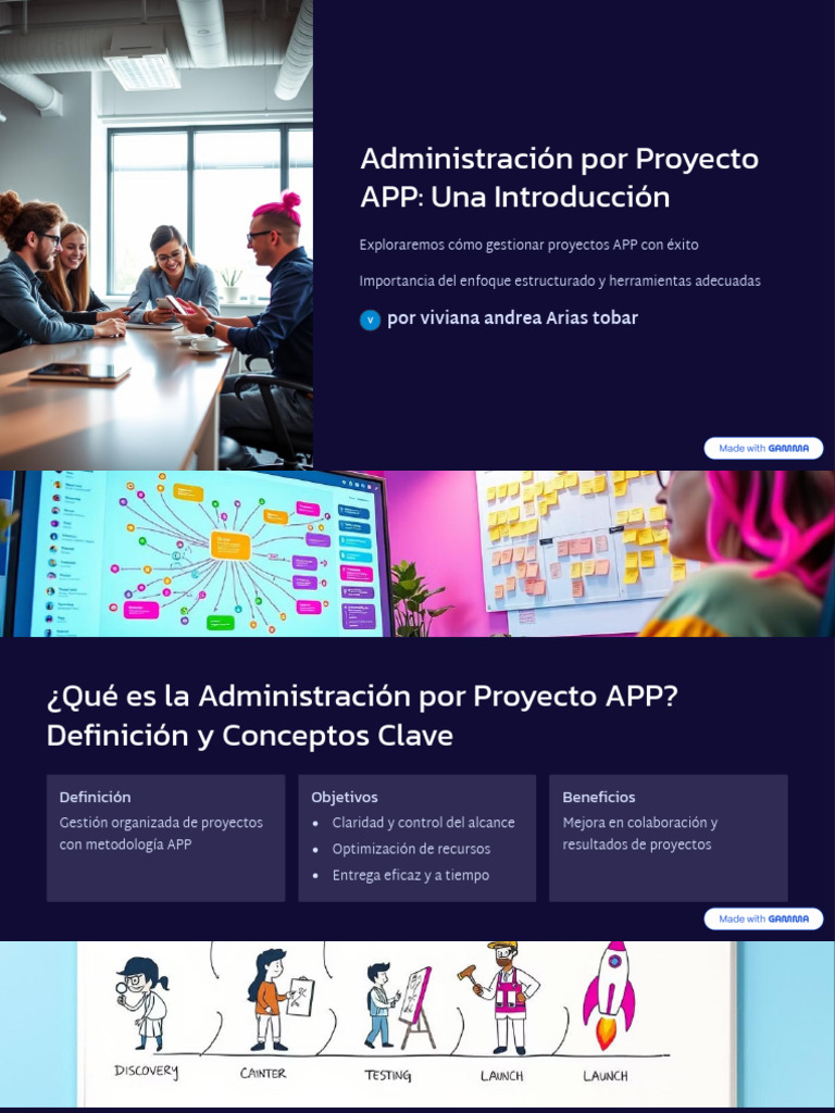 Administración Por Proyecto APP | PDF | Aplicación movil | Gestión de ...