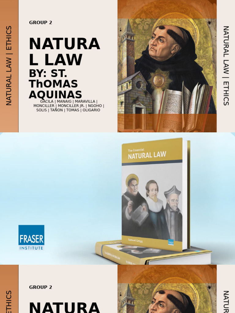Natural Law - Group 2 | PDF | Natural Law | Thomas Aquinas