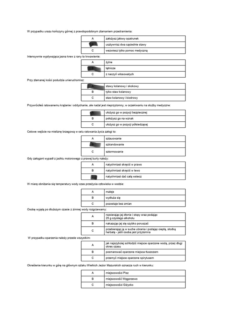 12. Testy Próbne | PDF