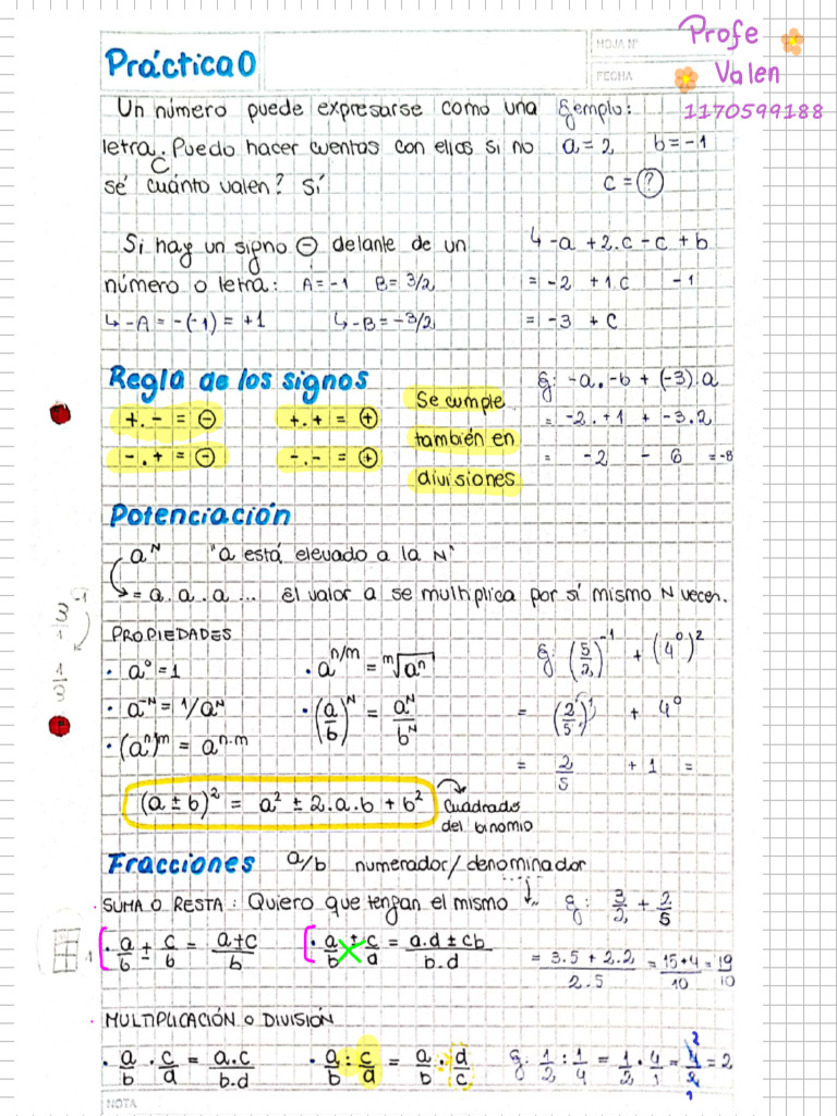 Practica 0 y 1 - Profe Valentina para Nacho | PDF