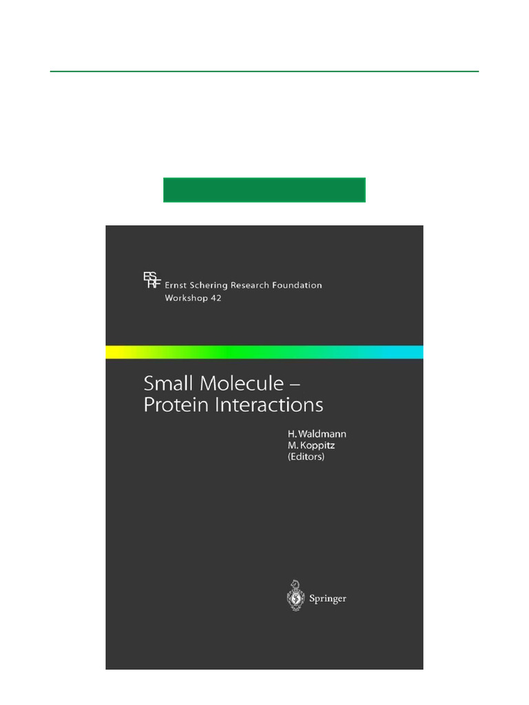 Small Molecule-Protein Interactions | PDF