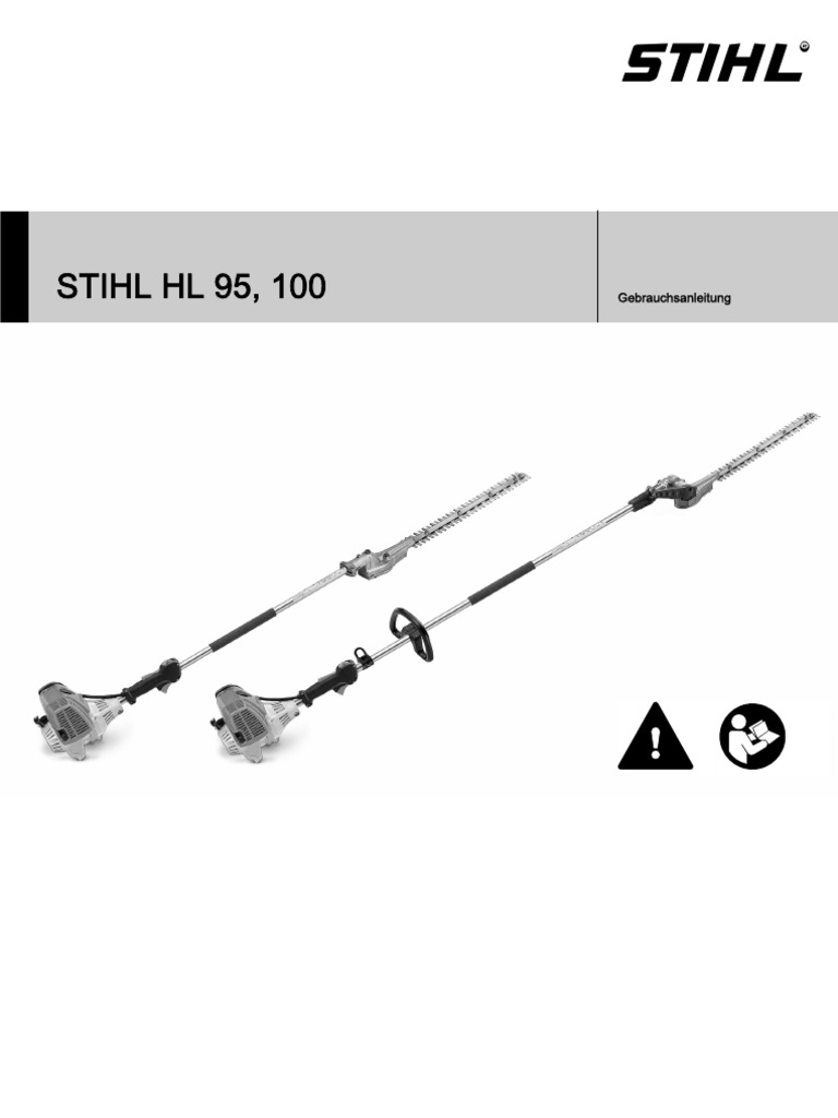 Bedienungsanleitung Stihl HL100 | PDF