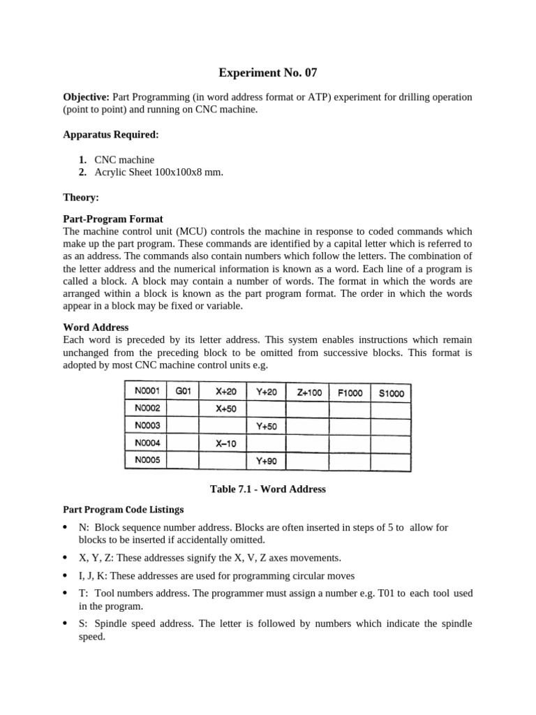 Exp 07 | PDF | Numerical Control