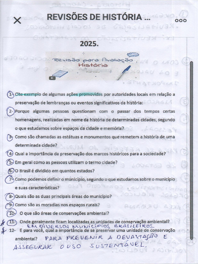 História Caderno Pdf