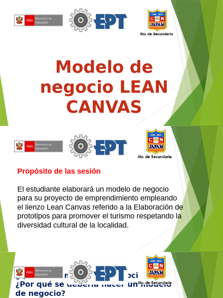 Modelo Lean Canvas para Emprendimientos | PDF | Modelo de negocio ...