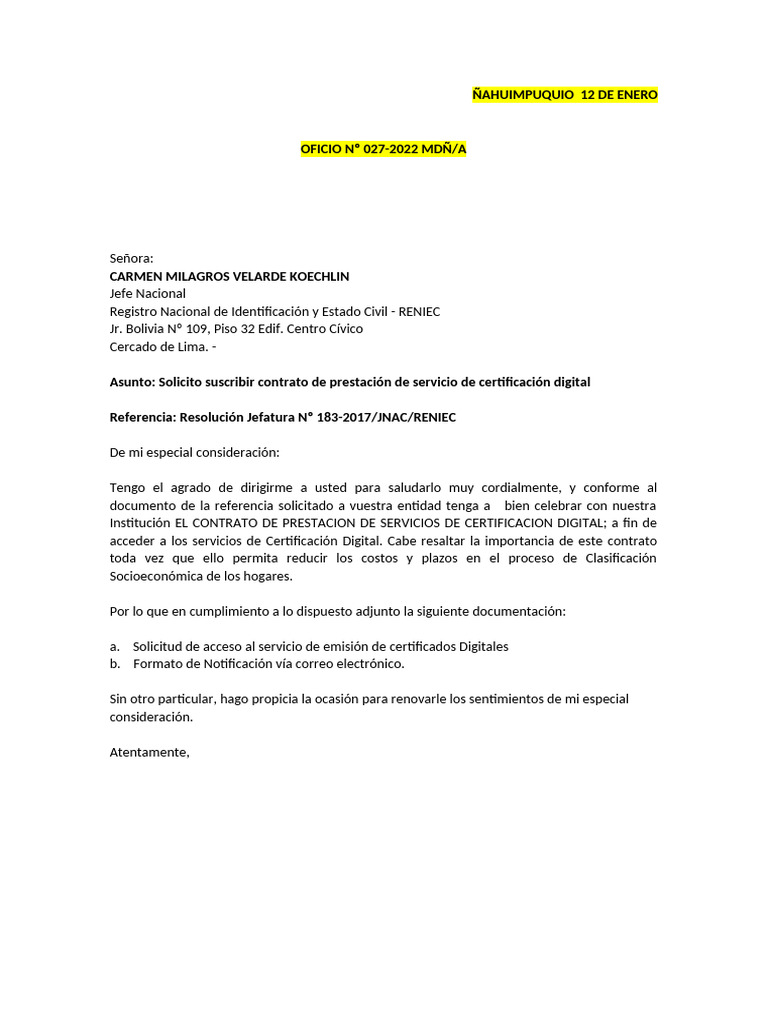 oficio reniec (1) (1) | PDF