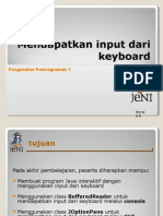 JENI Slides-Intro1-Bab05-Mendapatkan Input Dari Keyboard