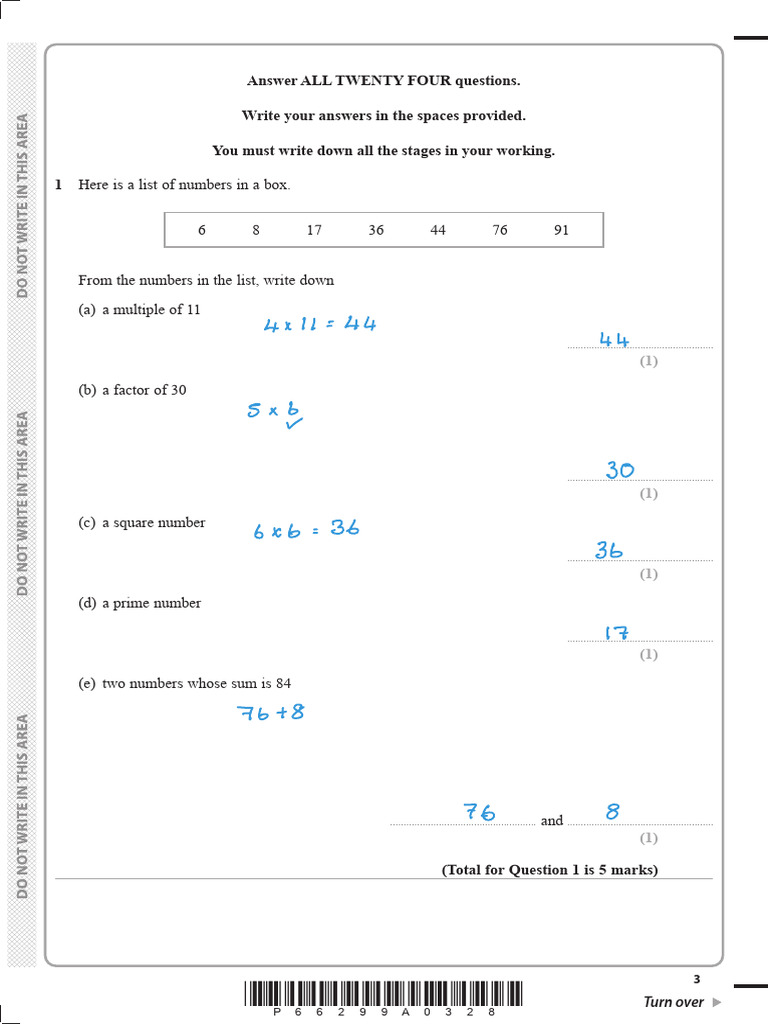 Math Exam Practice Questions | PDF | Mathematics