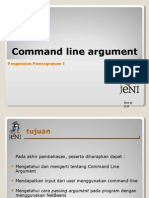 JENI Slides Intro1 Bab08 Command Line Argument