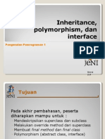 JENI Inheritance, Polymorphism Dan Interface