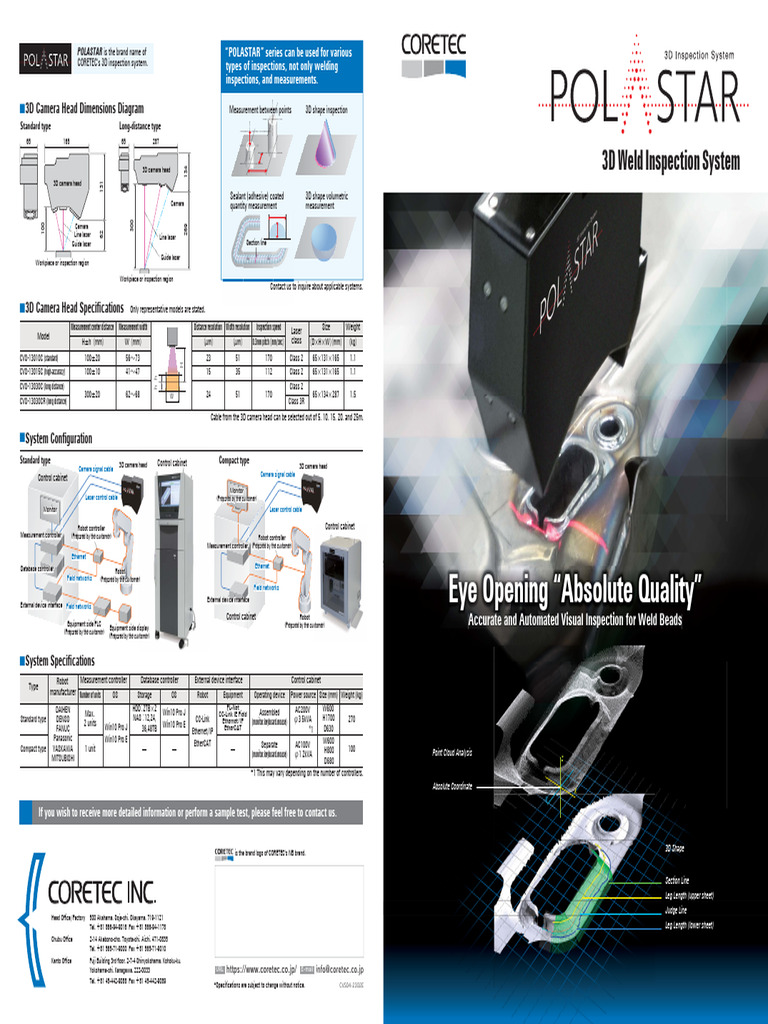 Automated 3D Weld Inspection System | PDF | Welding | Construction