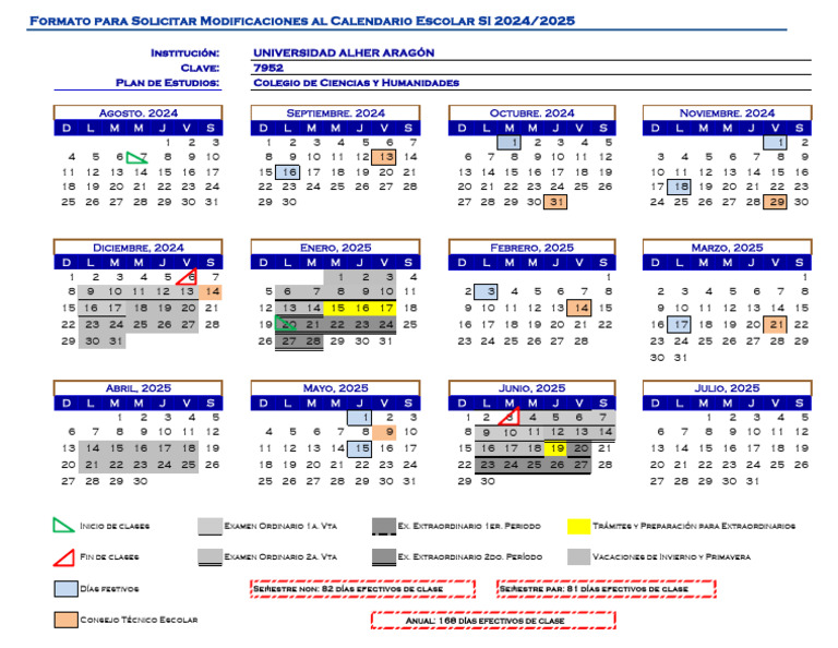 Modificaciones Calendario Escolar 2025 | PDF