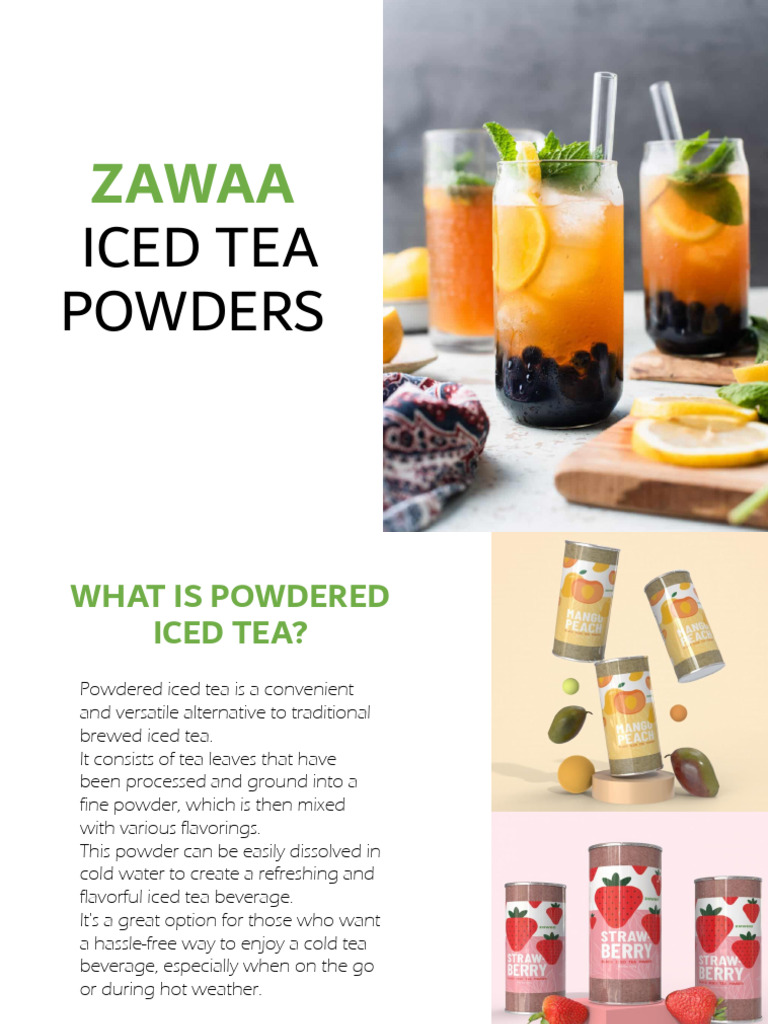 Zawaa Iced Tea 23 09 | PDF