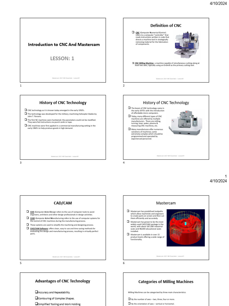 CAD-CAM Test 1 | PDF | Numerical Control | Circle