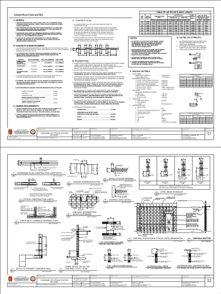 Lap Splice and Anchor Length Guidelines | PDF | Concrete | Materials