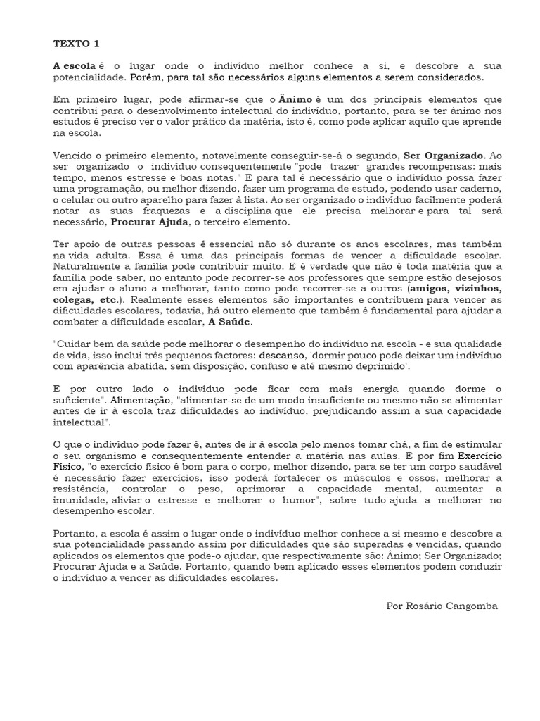 Dicas para Vencer Dificuldades Escolares | PDF | Família | Escolas