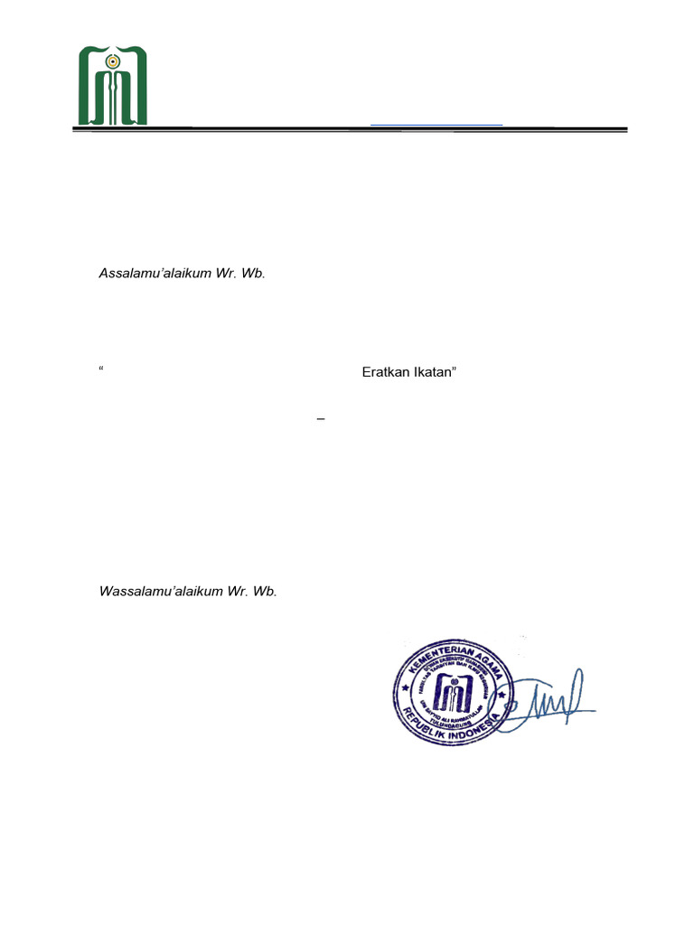 B-035 Permohonan Dispensasi Peserta FGA | PDF