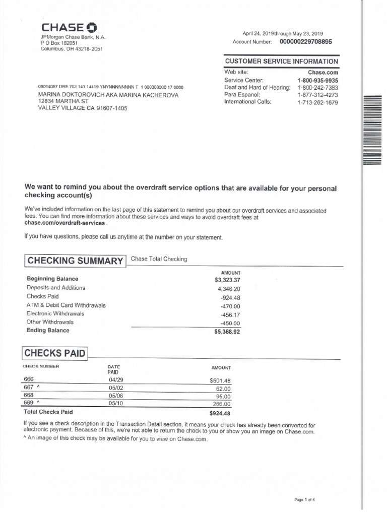 MD Bank Statement 3 | PDF