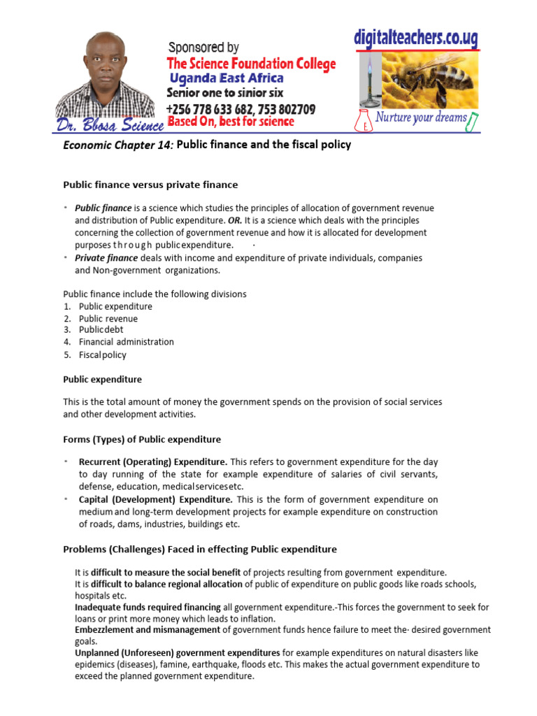Public Finance and Fiscal Policy Overview | PDF | Taxes | Tax Incidence