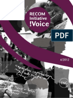 RECOM Initiative !voice - 4/2012