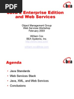 Java 2 Enterprise Edition and Web Services