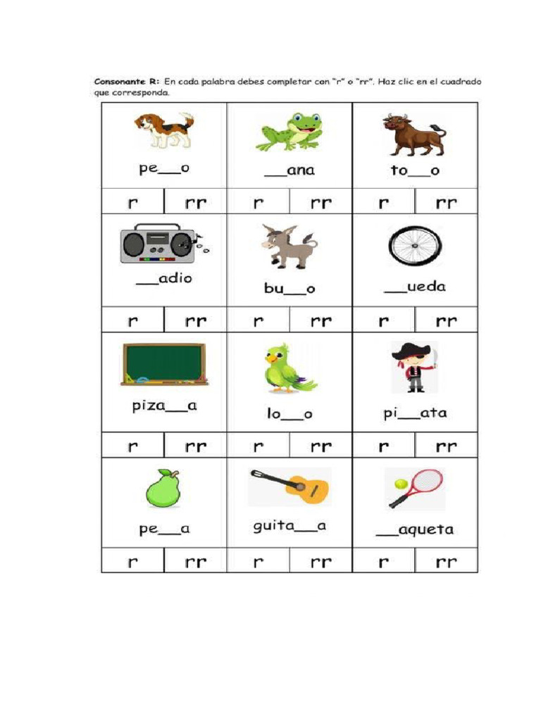 Letra R | PDF