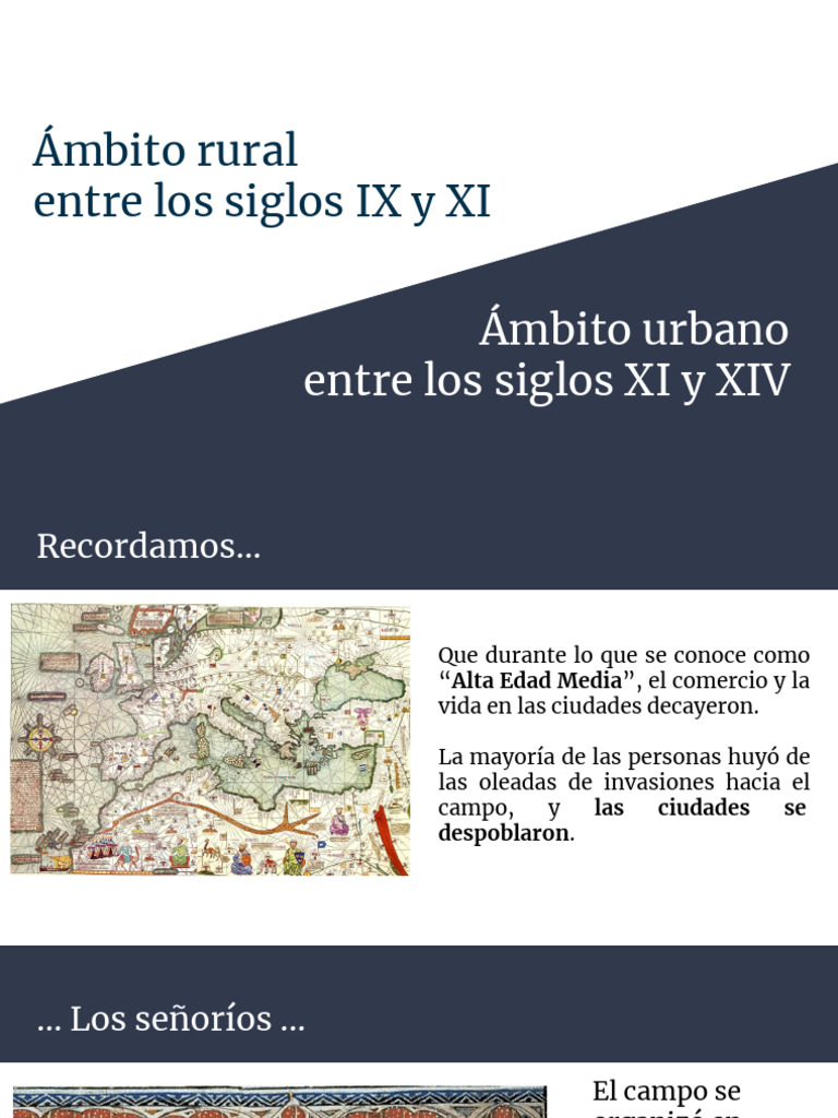 1 - Ámbito Rural Entre Los Siglos IX y XI | PDF | Agricultura | Economias
