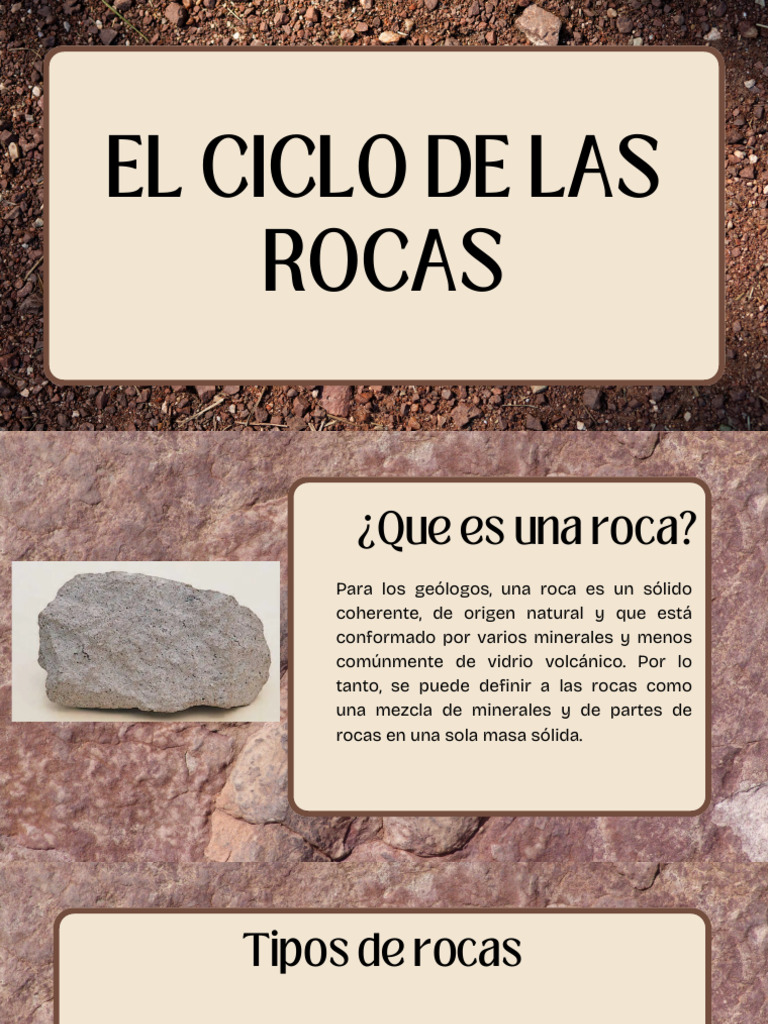Ciclo de las Rocas y su Utilidad | PDF | Roca (geología) | Magma