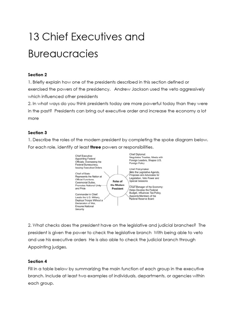 Presidential Powers and Responsibilities | PDF | Presidents Of The ...