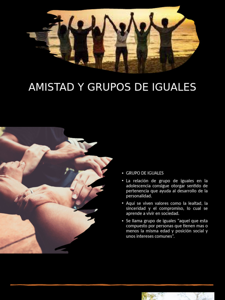 Grupos de Iguales en la Adolescencia | PDF | Amistad | Adolescencia
