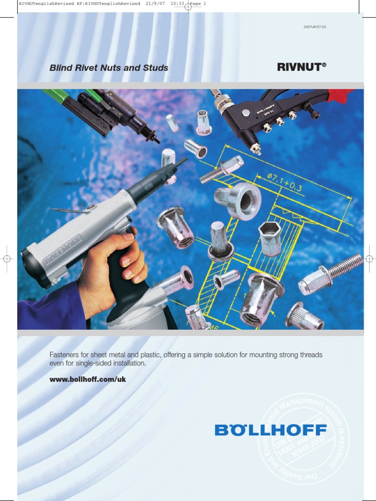 Rivnut Bollhoff Rivet Screw
