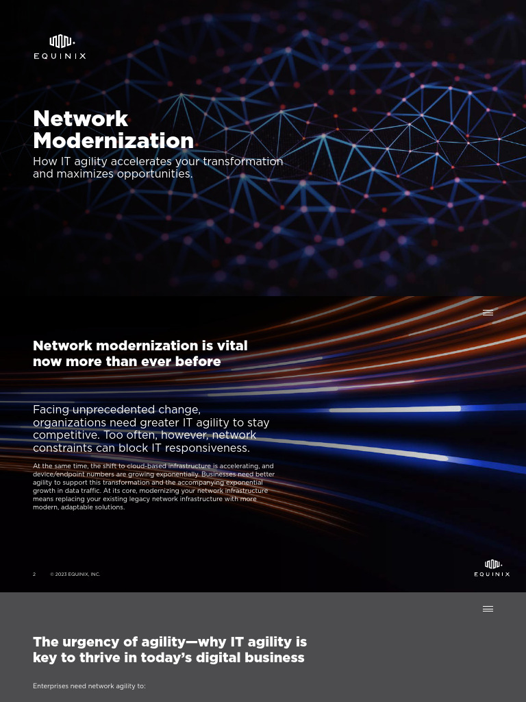 Network Modernization for IT Agility | PDF | Computer Network | Cloud ...