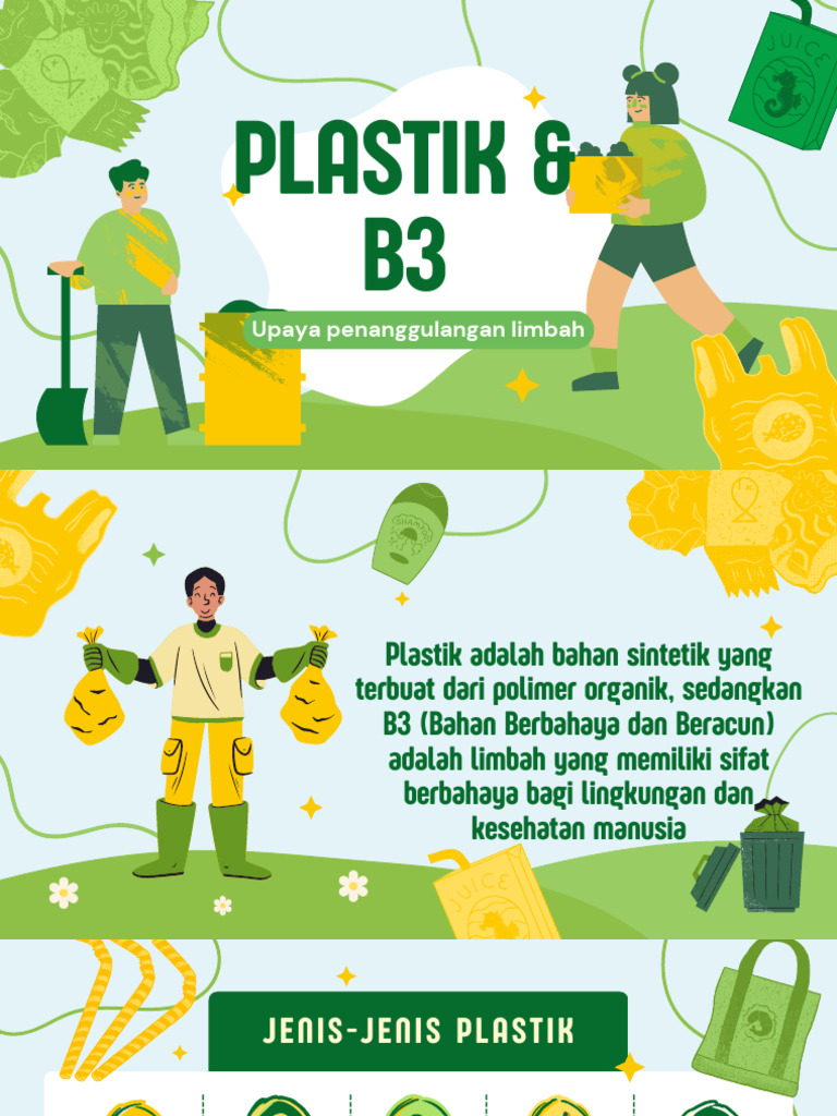 Limbah Plastik & B3 (Kelompok 4) | PDF