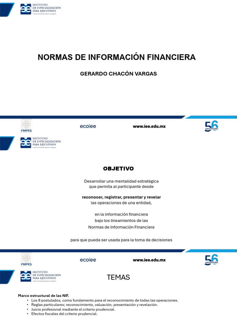 NIF 2025: Guía Completa y Gratis | PDF | Contabilidad | Estado financiero
