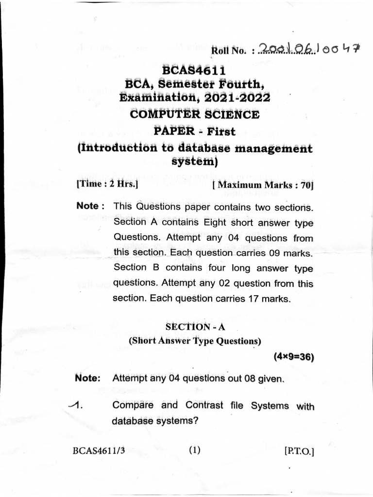 4th Sem | PDF