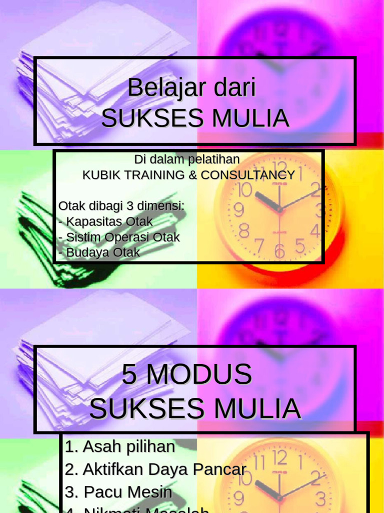 5 Modus Sukses dalam Karir Profesi | PDF