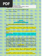 Lei 7.502  - Estatuto de Belém