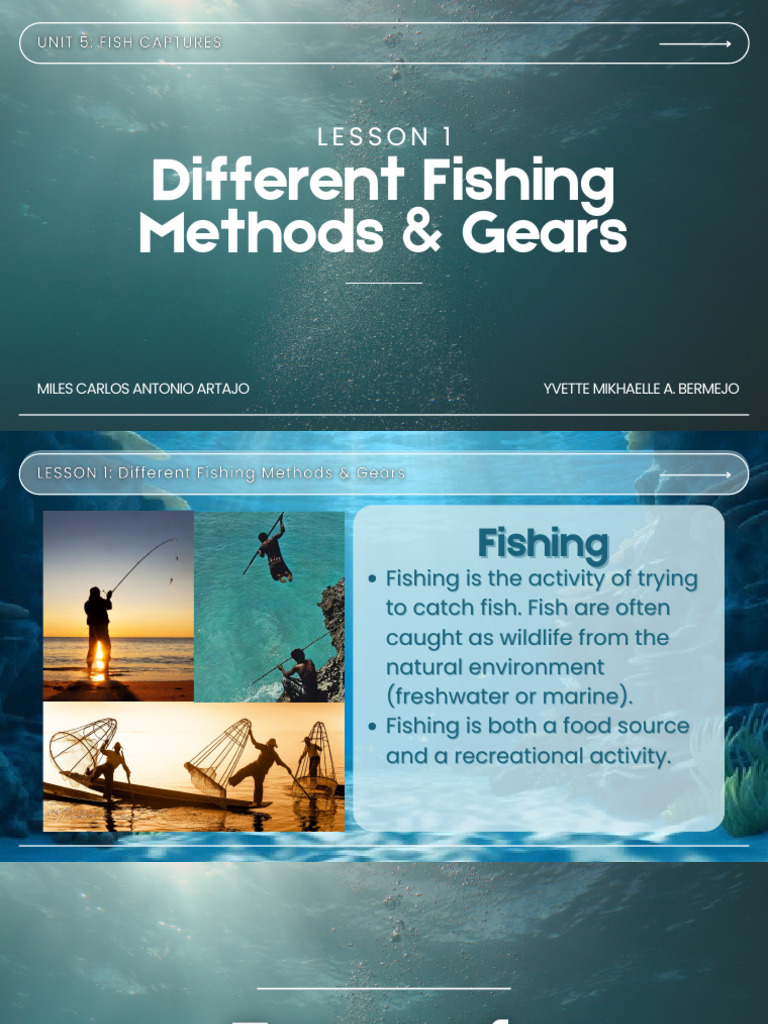 Unit 5_Lesson 1 Different Fishing Methods & Gears (1) | PDF | Fish And ...