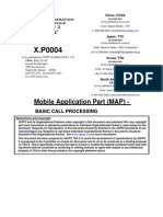 Mobile Application Part (MAP) - : Basic Call Processing