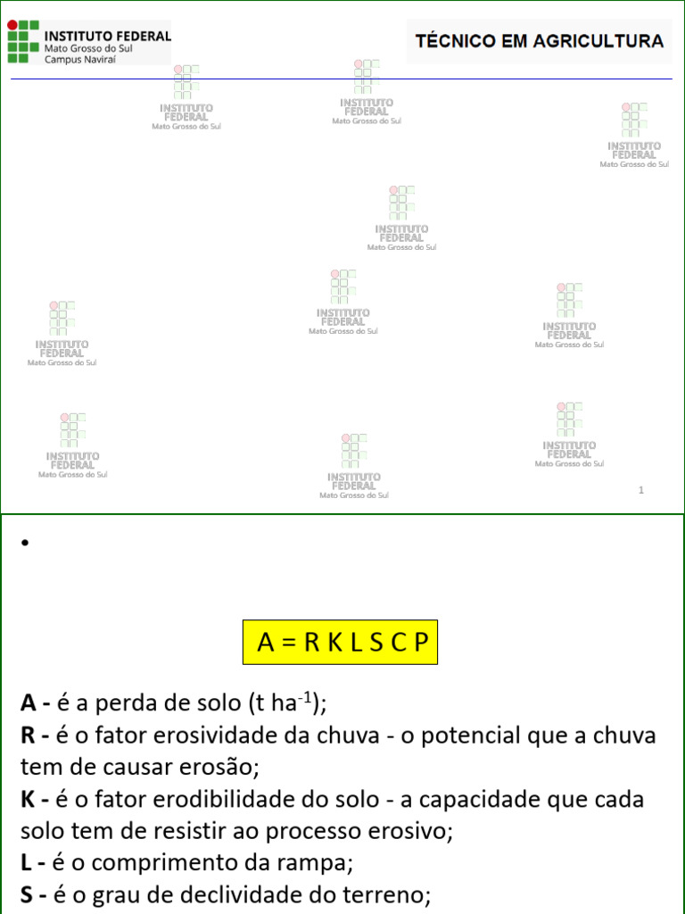 Erosividade e Erodibilidade do Solo | PDF | Erosão | Solo
