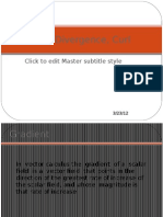 Gradient, Divergence, Curl ECE313 Final