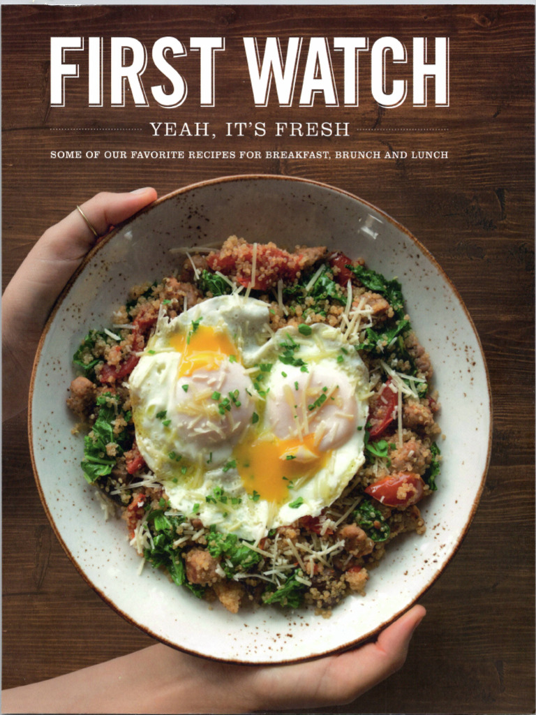 First Watch Cookbook - Final | PDF