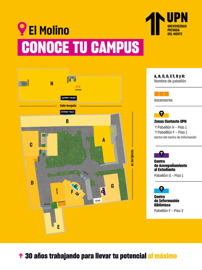 Conoce los Pabellones de UPN El Molino | PDF