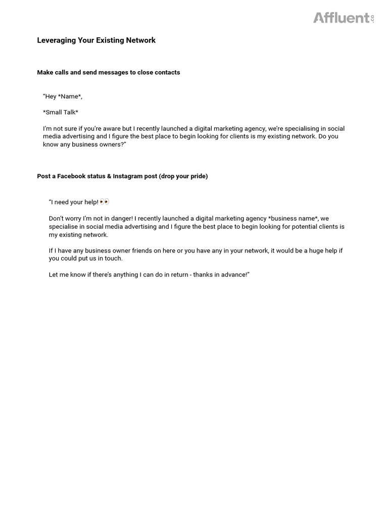 Existing Network Scripts | PDF